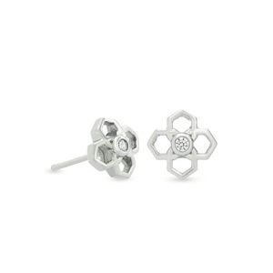 Kendra Scott Rue Stud Earrings In Silver